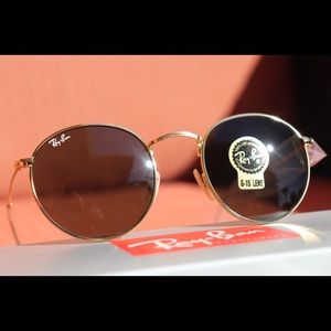 ☀️ Authentic Green Ray-Ban Round Sunglasses ☀️